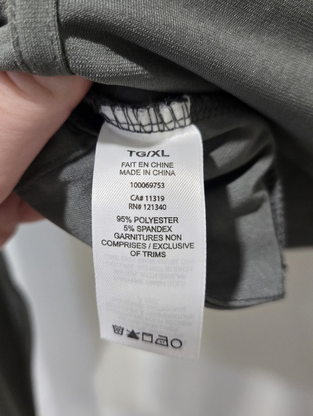 NWOT Dynamite Grey Longsleeve Top - Picture 4 of 4